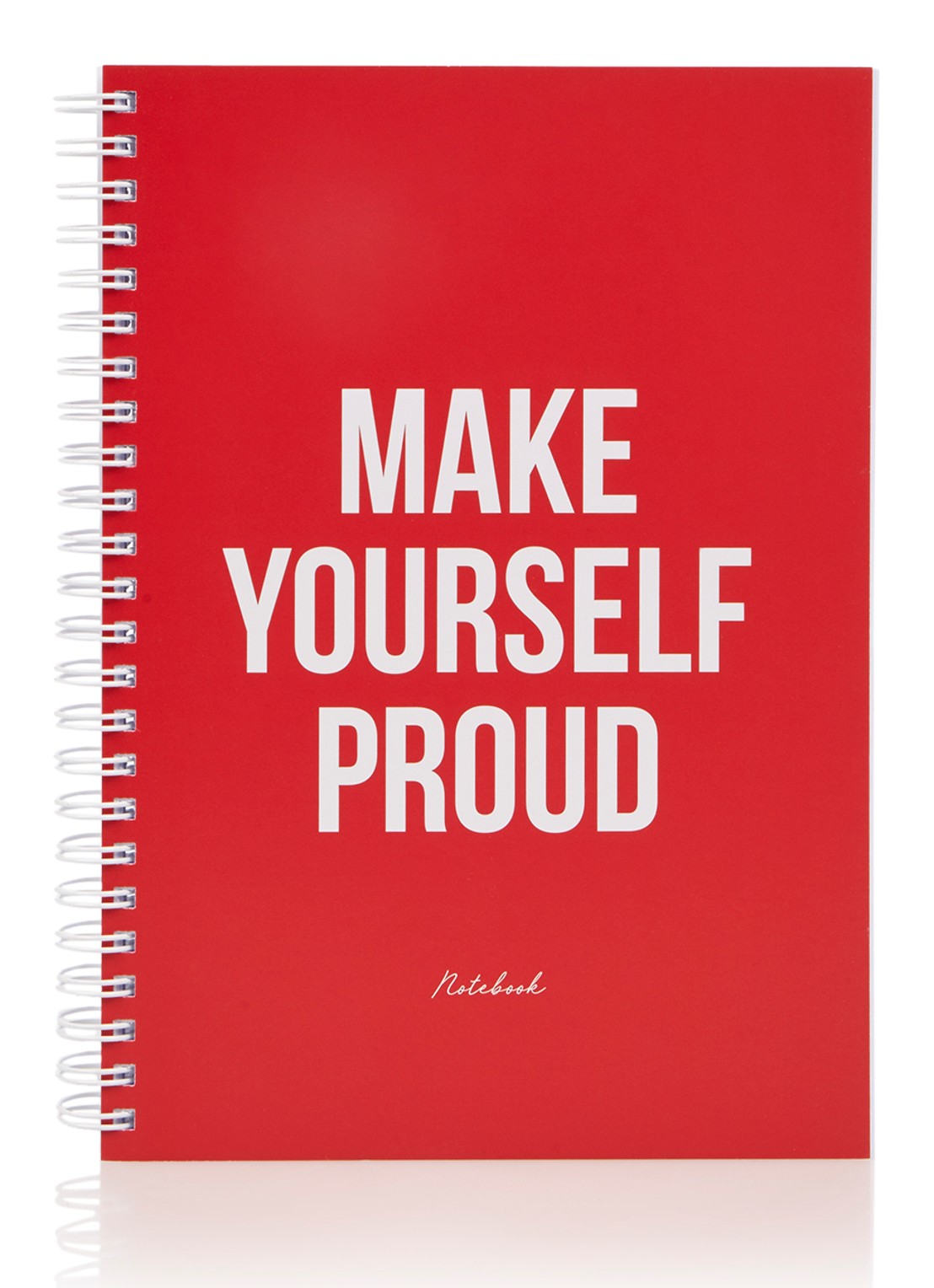 Studio Stationery Make Yourself Proud A5 gelinieerd notitieboek - voorkant rood