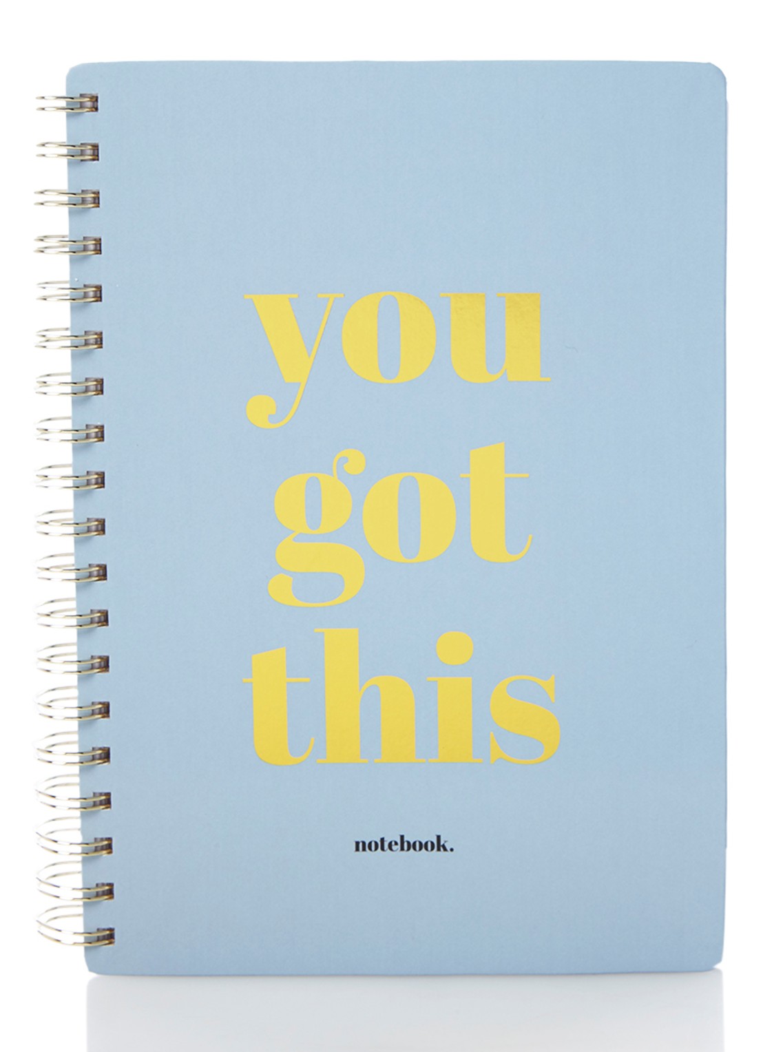 Studio Stationery You Got This notitieboek  25 x 19 cm - voorkant blauw