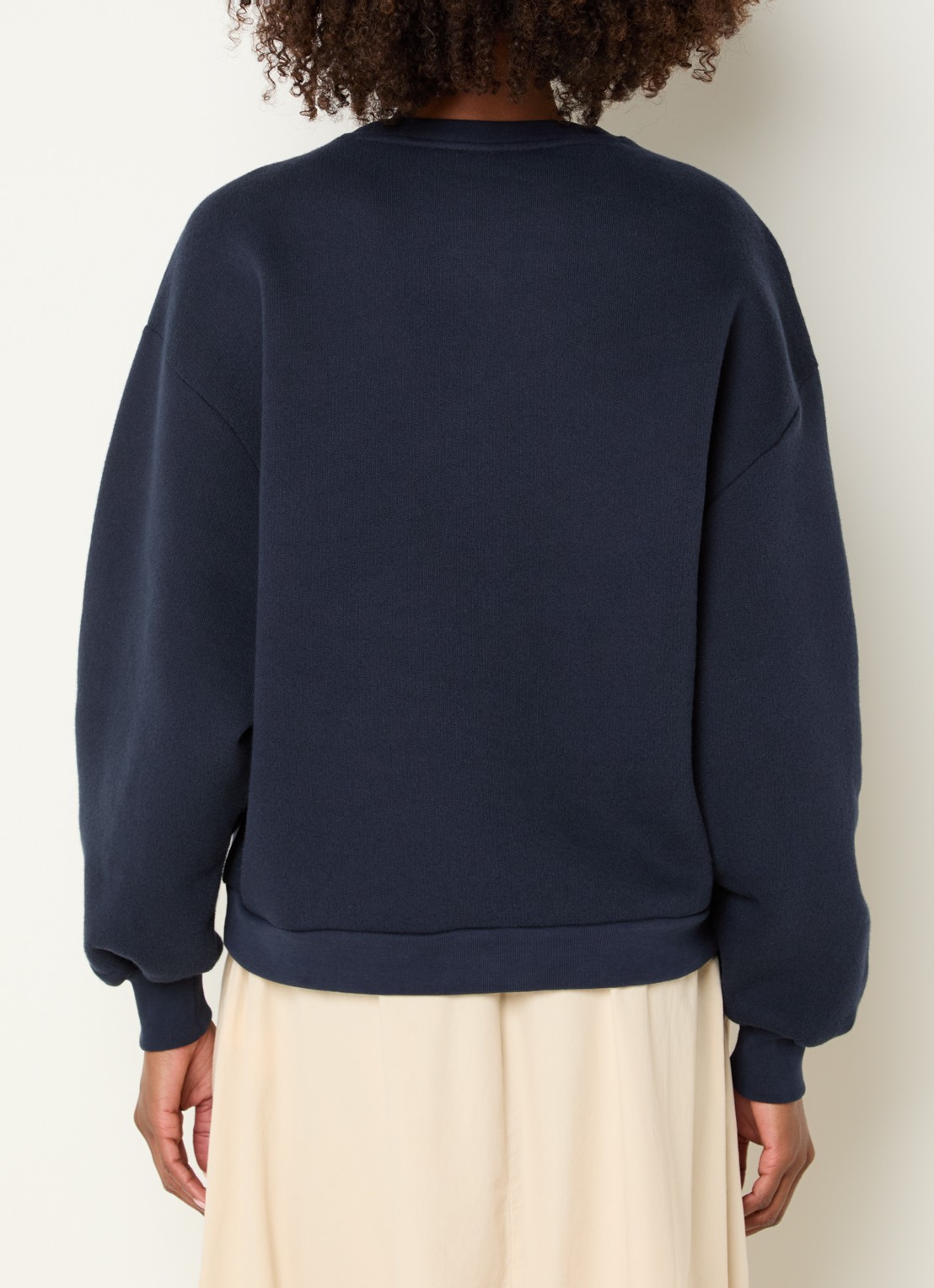 Summum Sweater met logo en strass - achterkant 3 donkerblauw