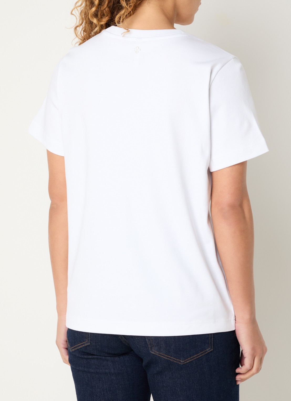 Summum T-shirt met ronde hals - achterkant 3 wit
