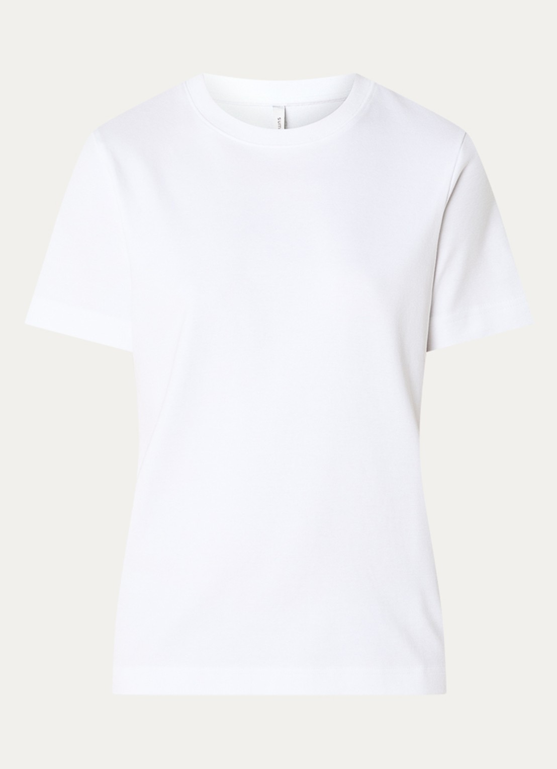 Summum T-shirt met ronde hals - voorkant wit