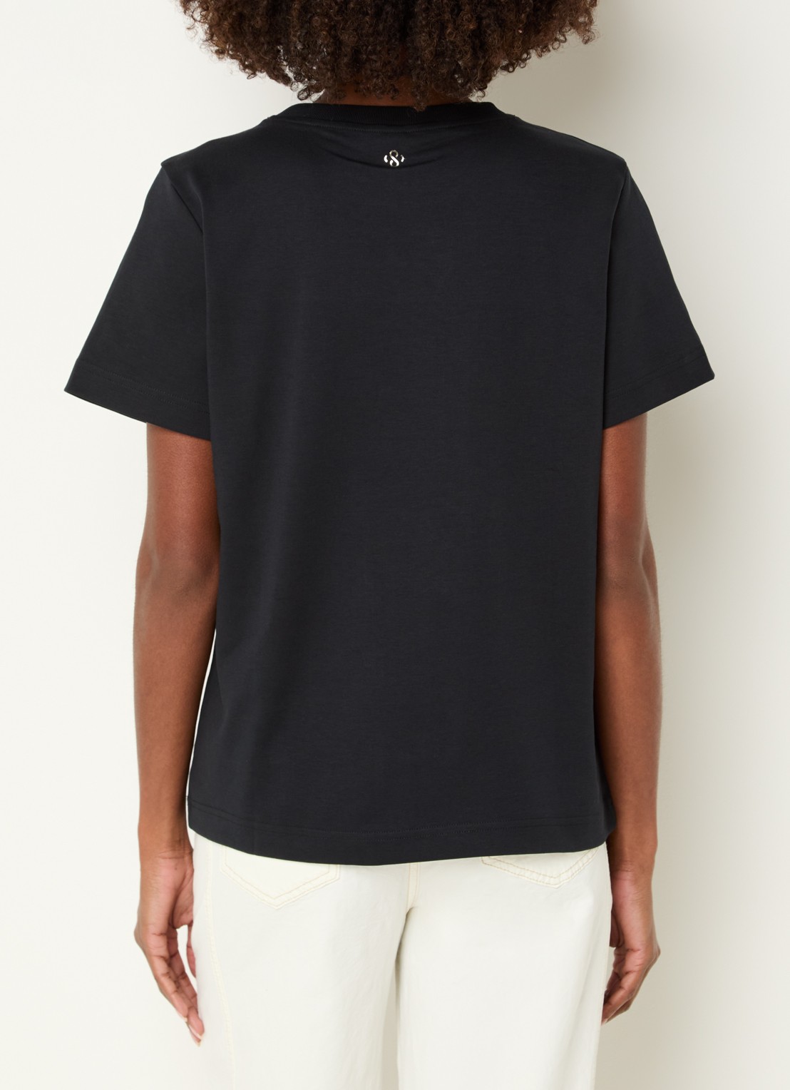 Summum T-shirt met ronde hals - achterkant 4 zwart