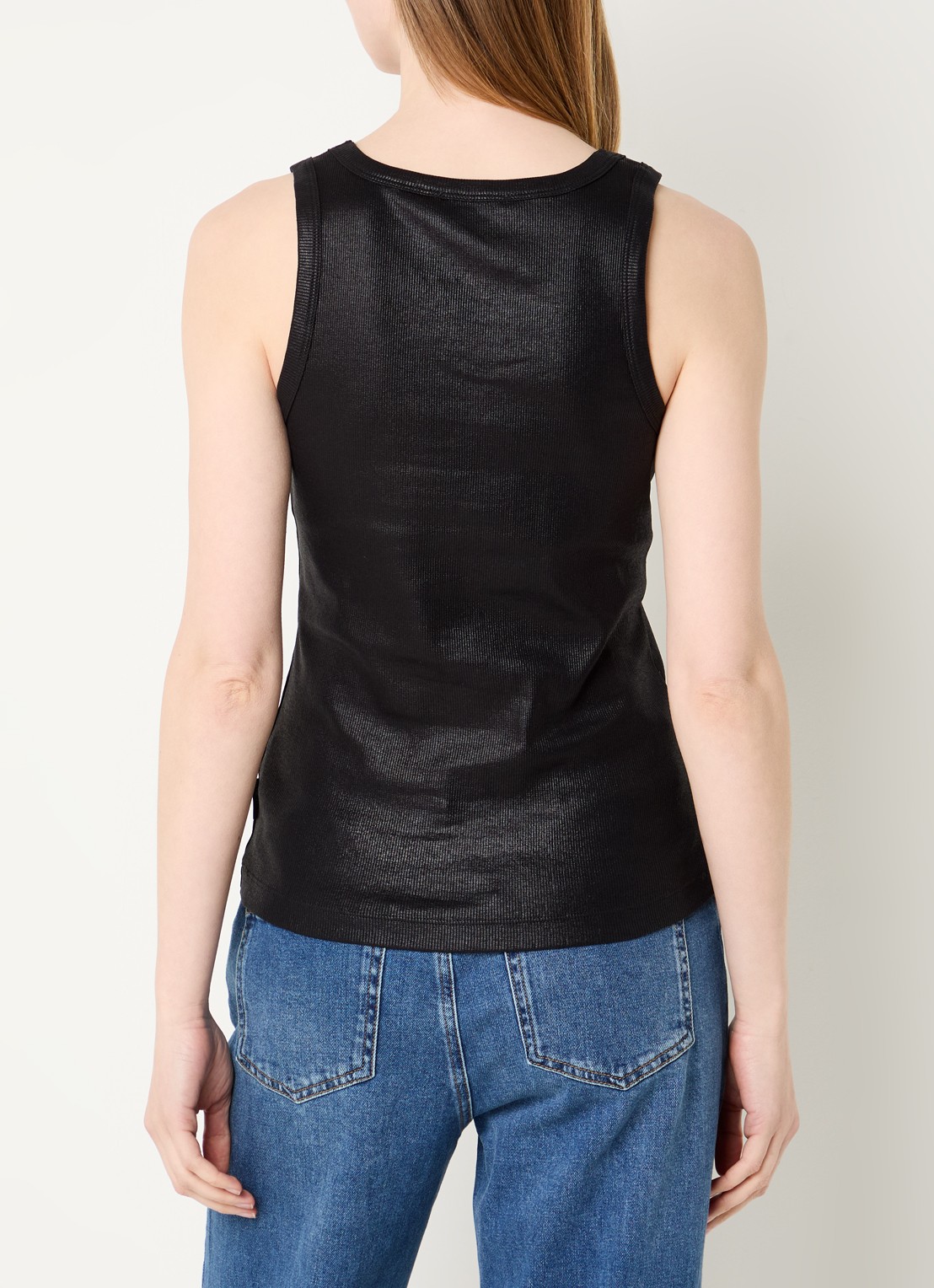 Summum Tanktop met metallic finish - achterkant 3 zwart