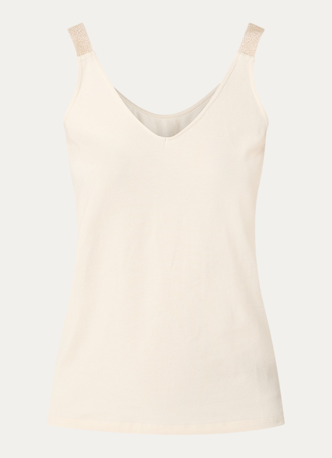 Summum Tanktop met stretch - voorkant vanillegeel