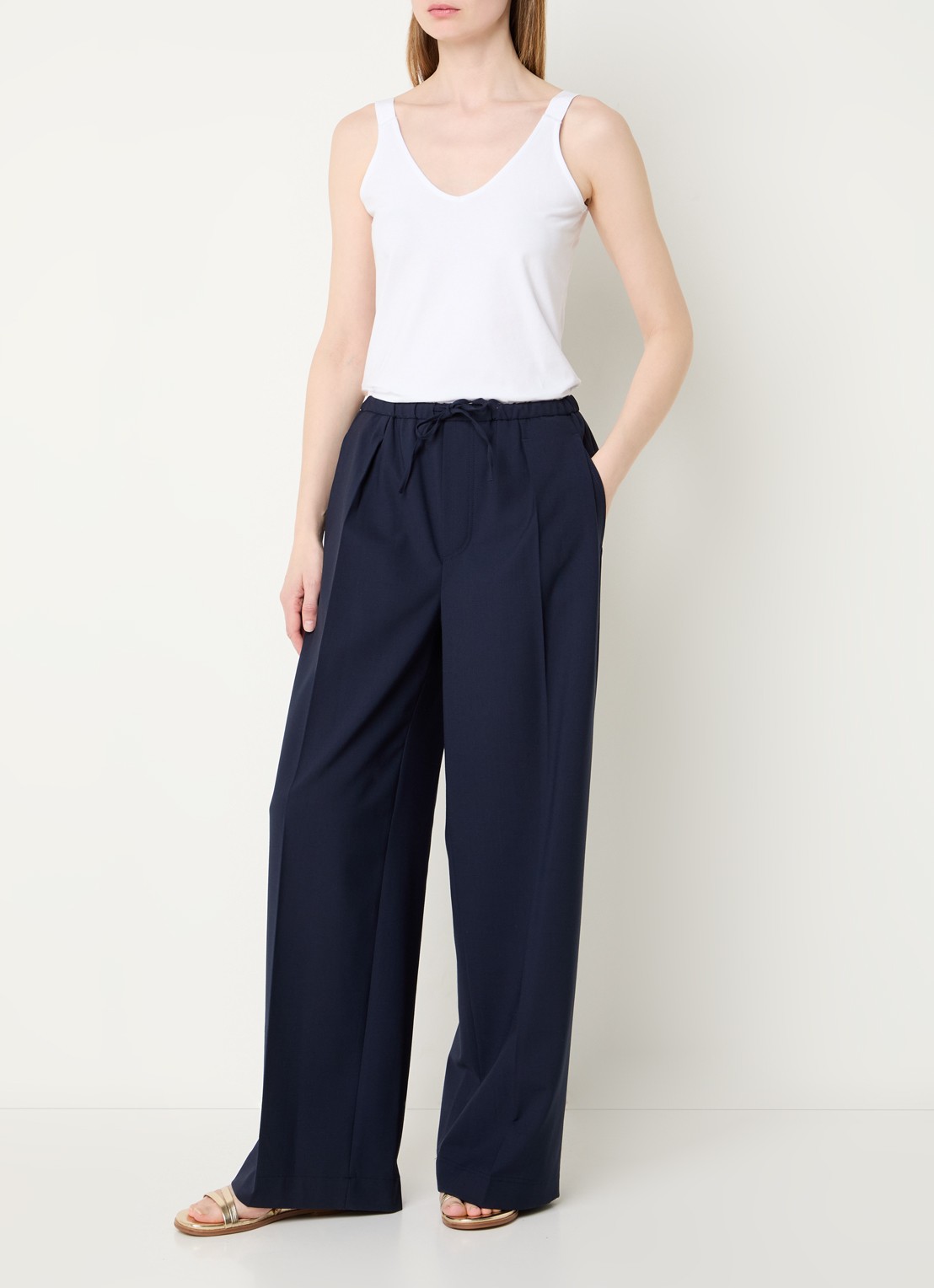 Summum Tanktop met stretch - voorkant 2 wit