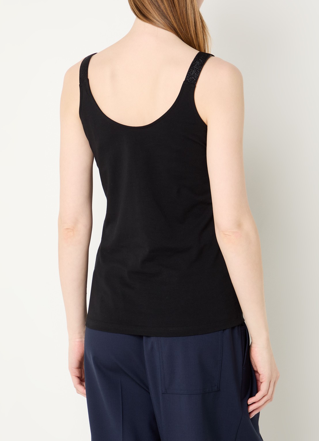 Summum Tanktop met stretch - achterkant 4 zwart