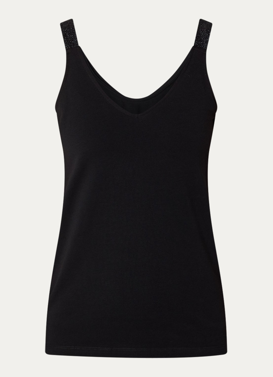 Summum Tanktop met stretch - voorkant 2 zwart