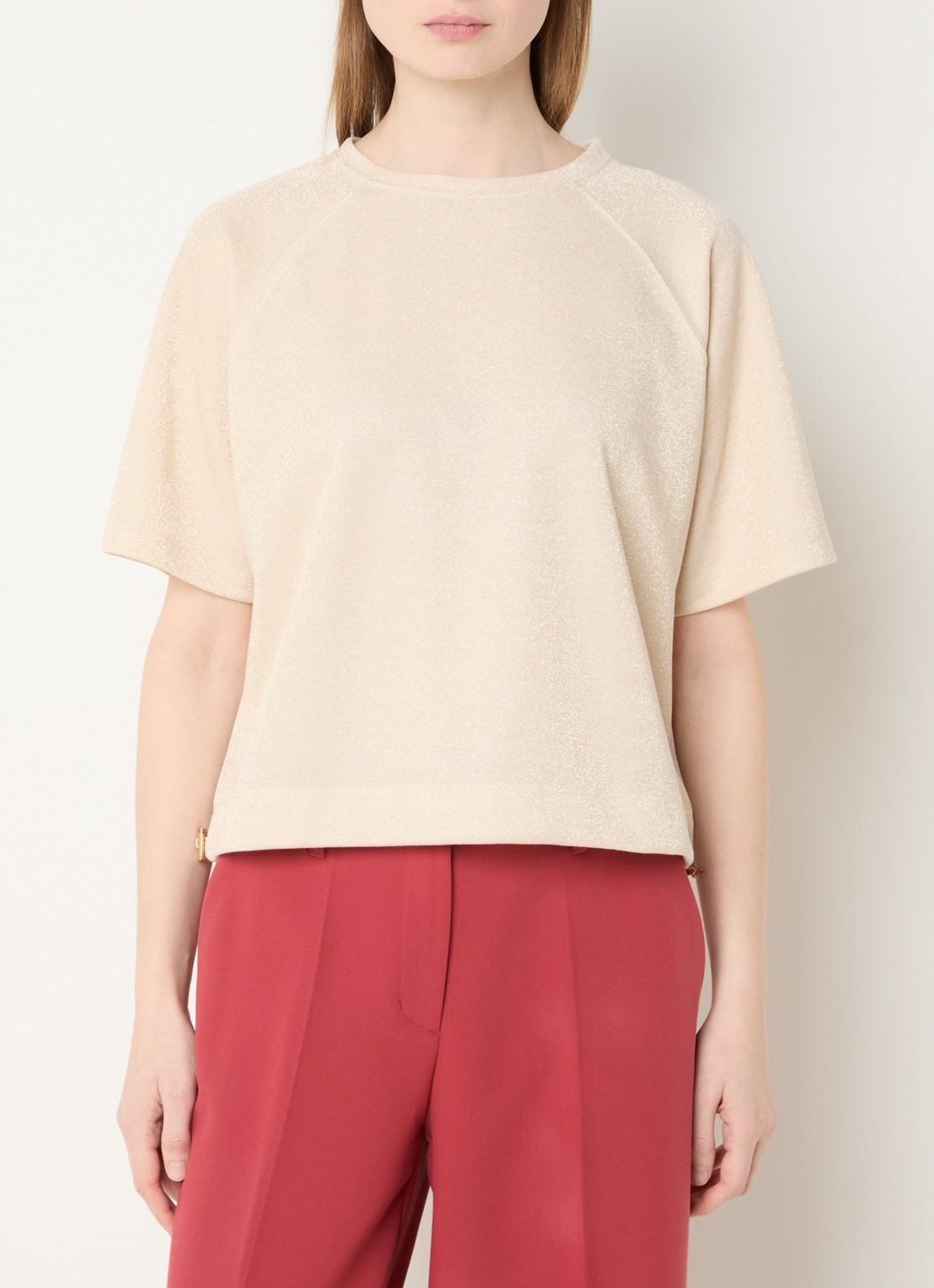 Summum Top met metallic finish - detail beige