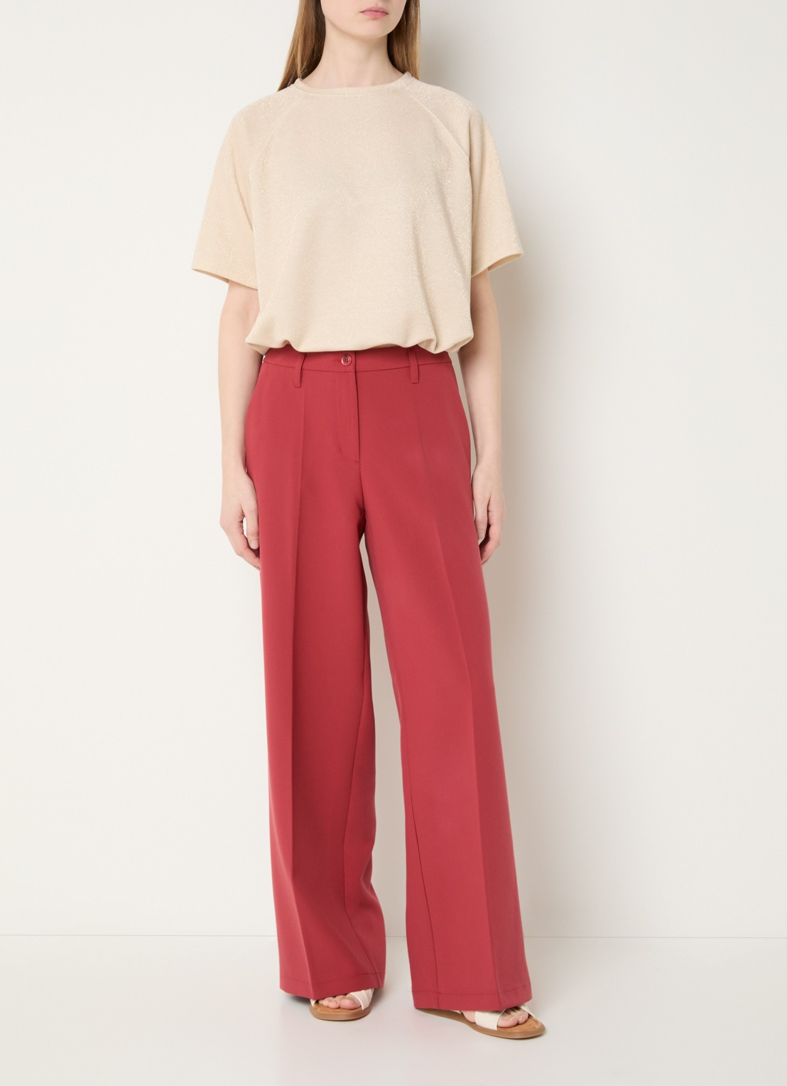Summum Top met metallic finish - voorkant 4 beige