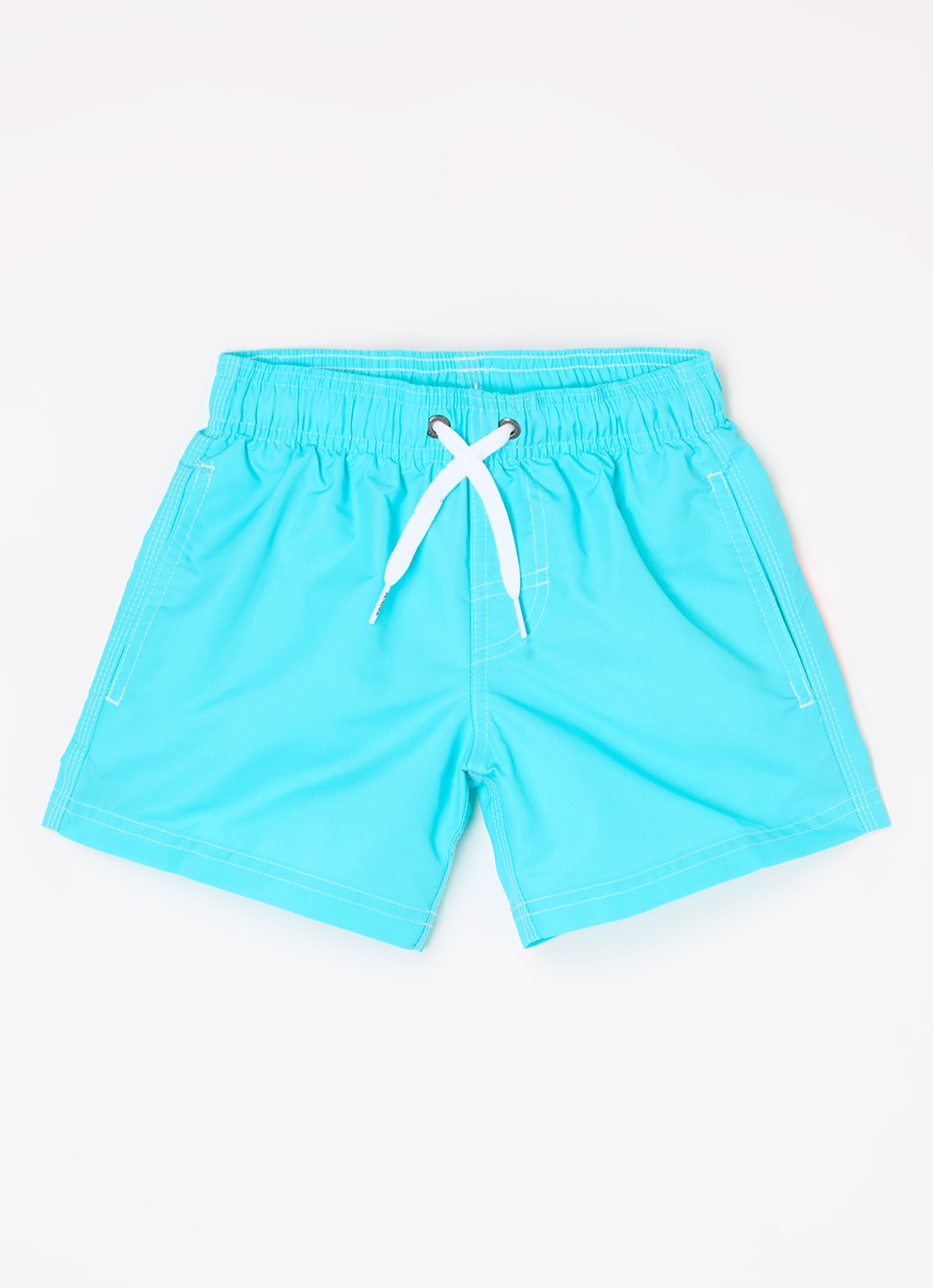 Sundek Zwemshorts met trekkoord - voorkant aquablauw