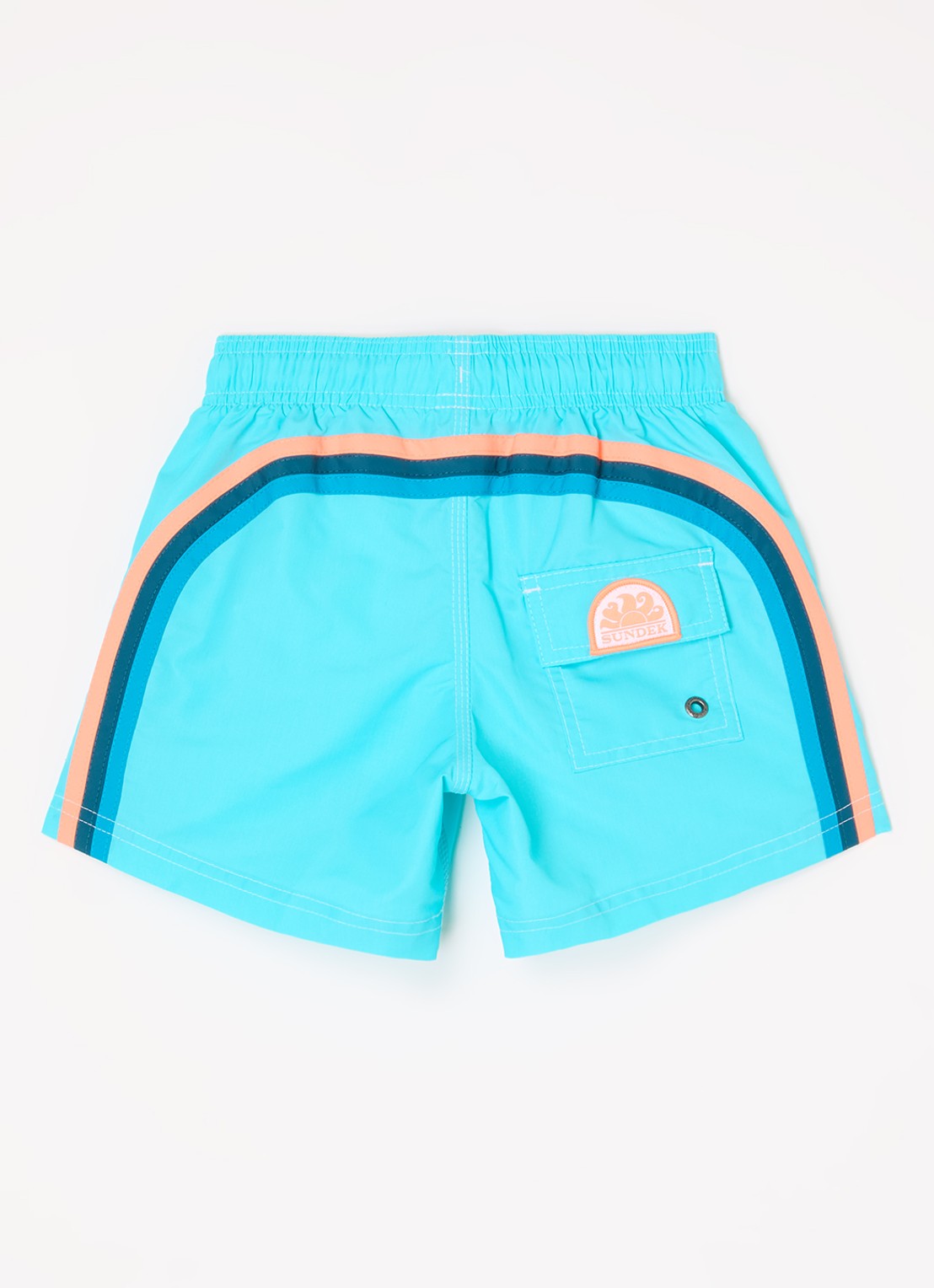 Sundek Zwemshorts met trekkoord - voorkant 2 aquablauw