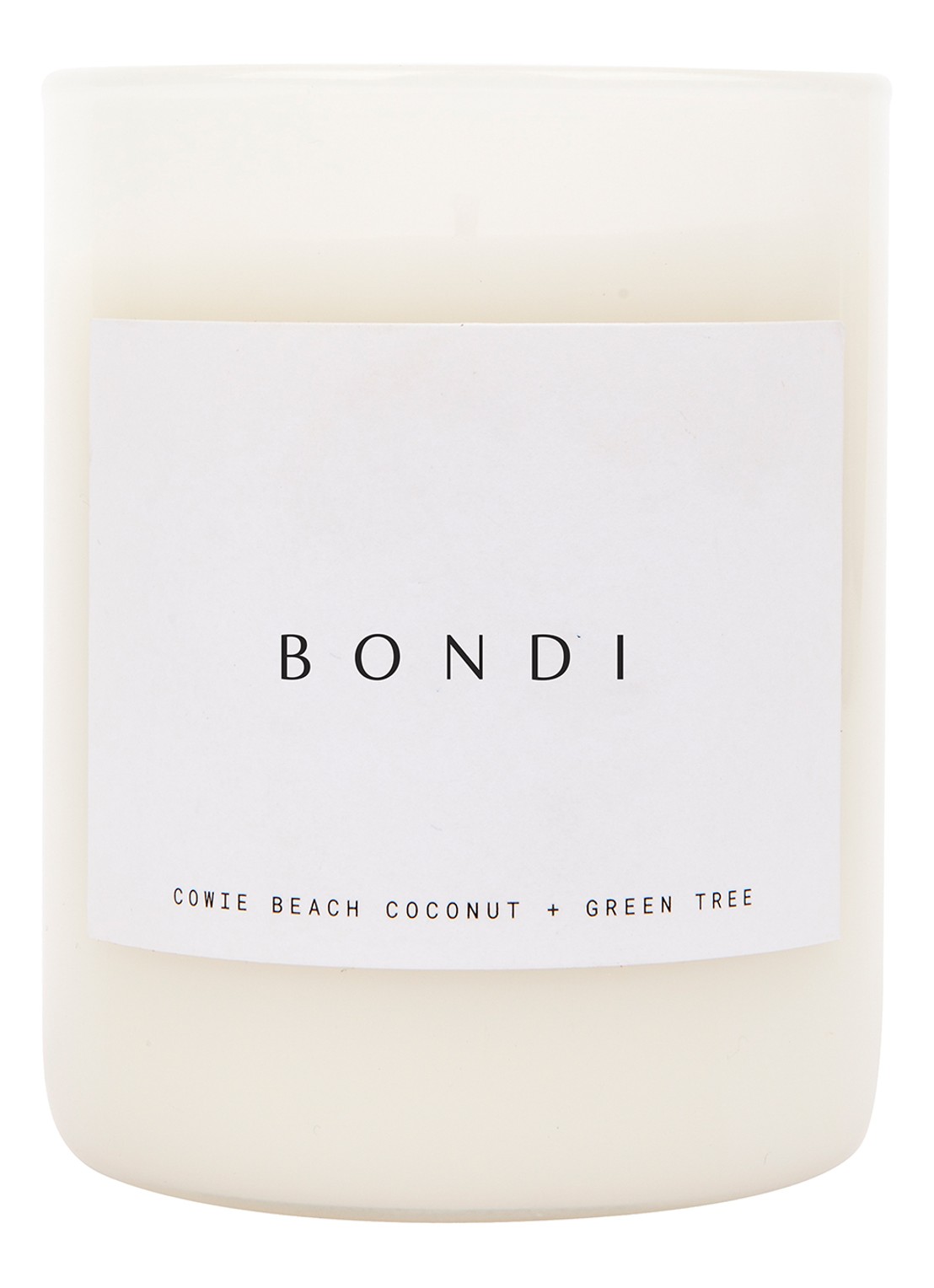 Sunnylife Candles & Fragrance geurkaars Bondi  - voorkant 3 wit