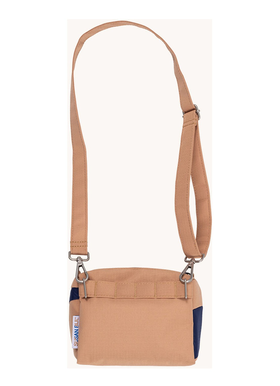 SUSAN BIJL Bum Bag Medium crossbodytas met waterafstotende coating - voorkant 6 camel