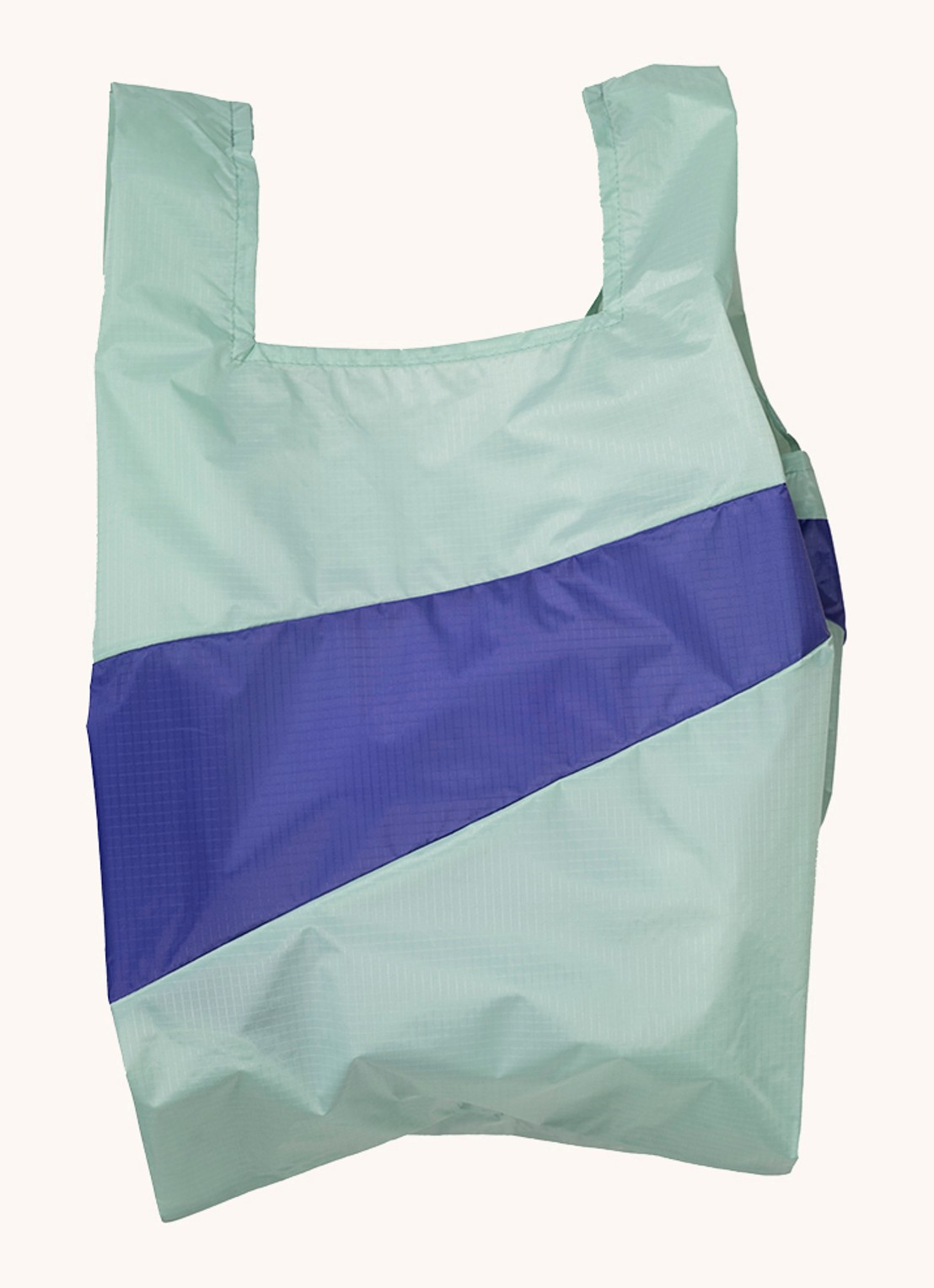 SUSAN BIJL Shopping Bag waterafstotende shopper  - voorkant 2 mint