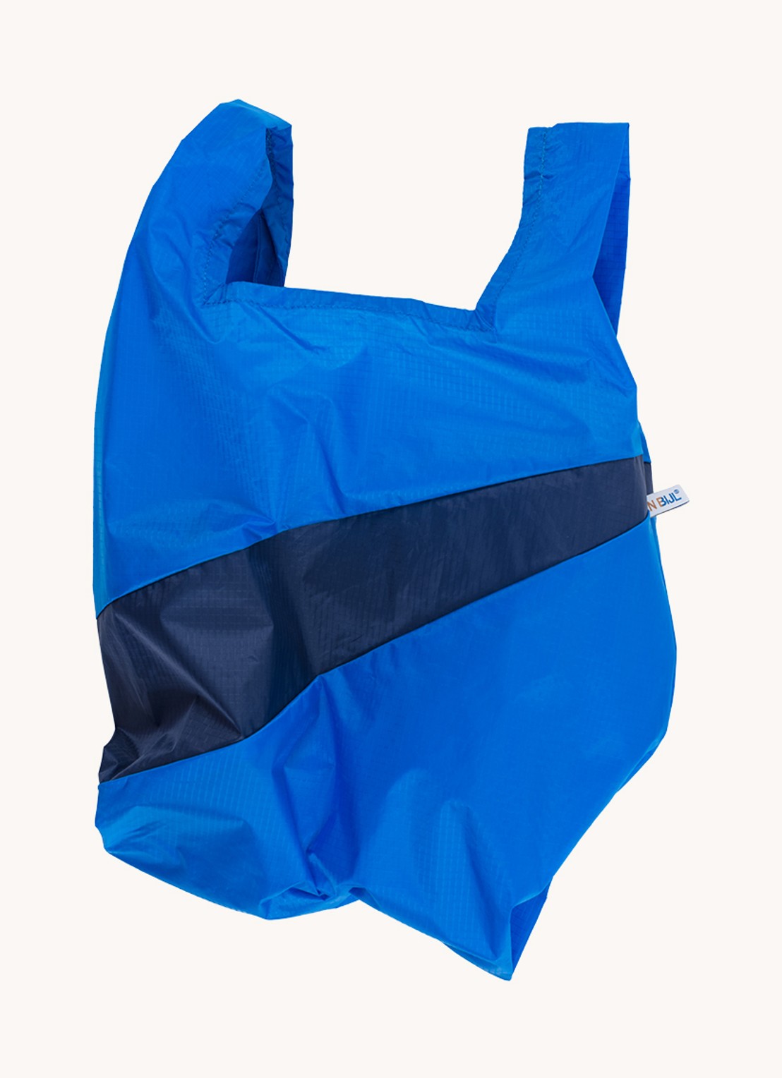 SUSAN BIJL Shopping Bag waterafstotende shopper  - voorkant kobaltblauw