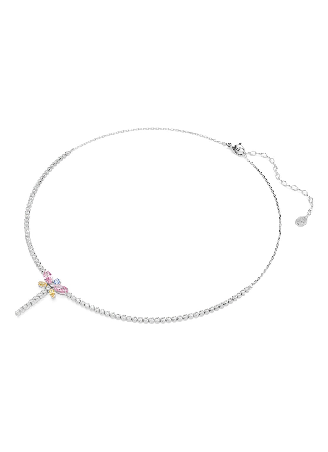 Swarovski 2026 Capsule ketting met kristal  - detail zilver