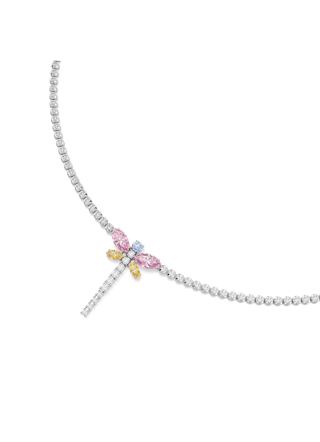Swarovski 2026 Capsule ketting met kristal  - detail 3 zilver
