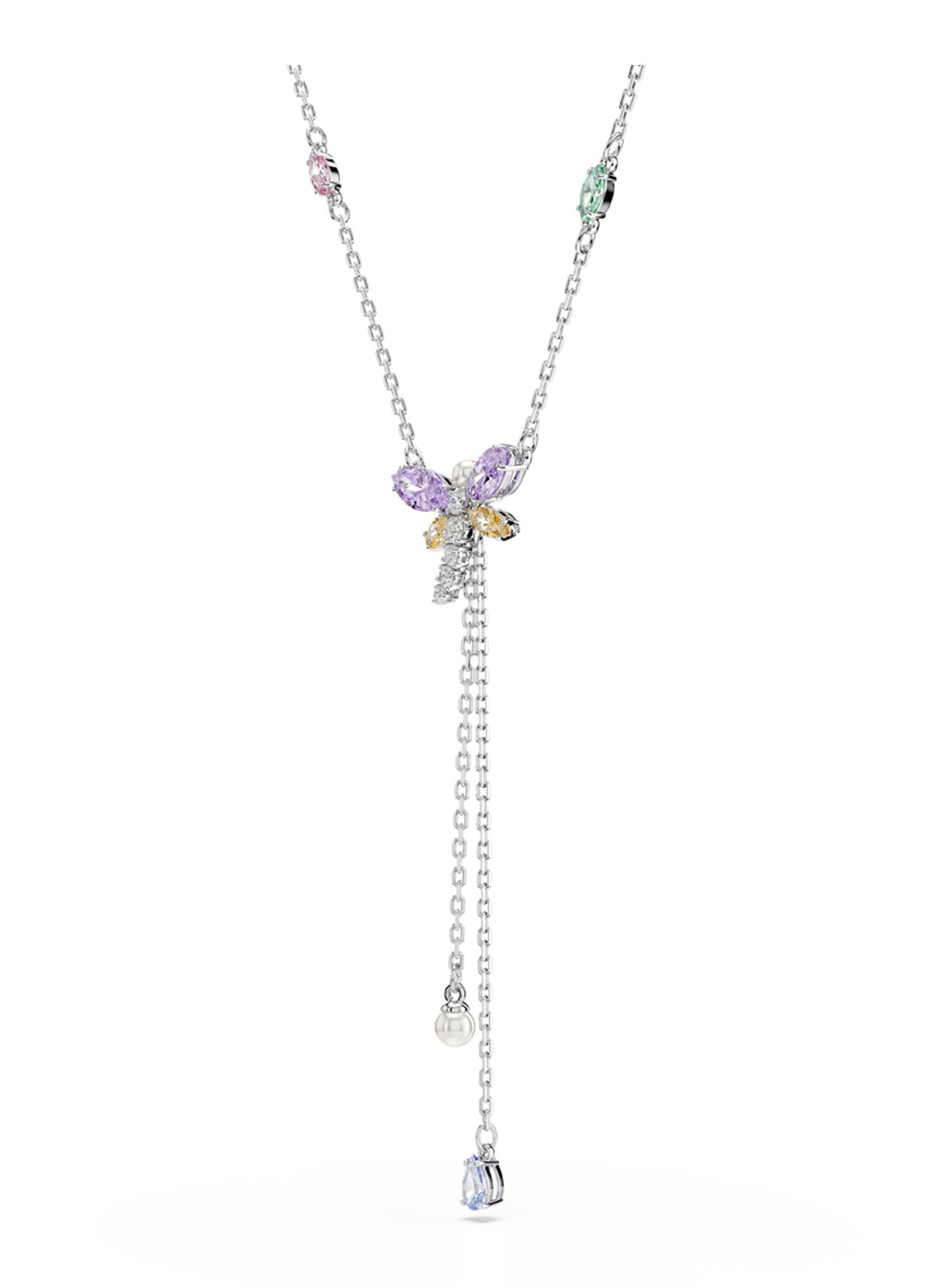 Swarovski 2026 Capsule ketting met kristal  - detail 2 zilver