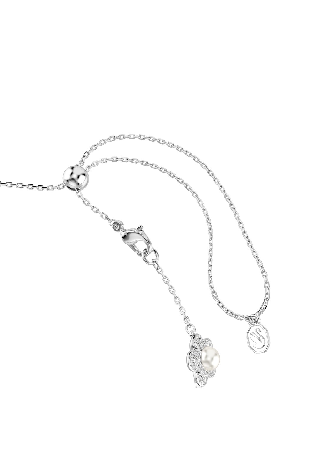 Swarovski 2026 Capsule ketting met kristal  - detail 2 zilver