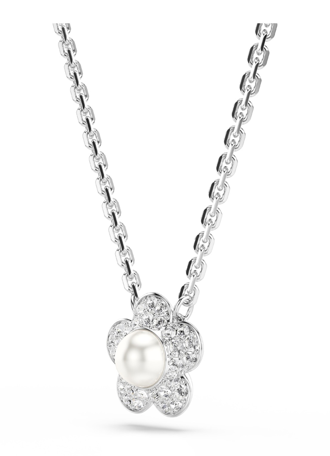 Swarovski 2026 Capsule ketting met kristal   - detail 3 zilver