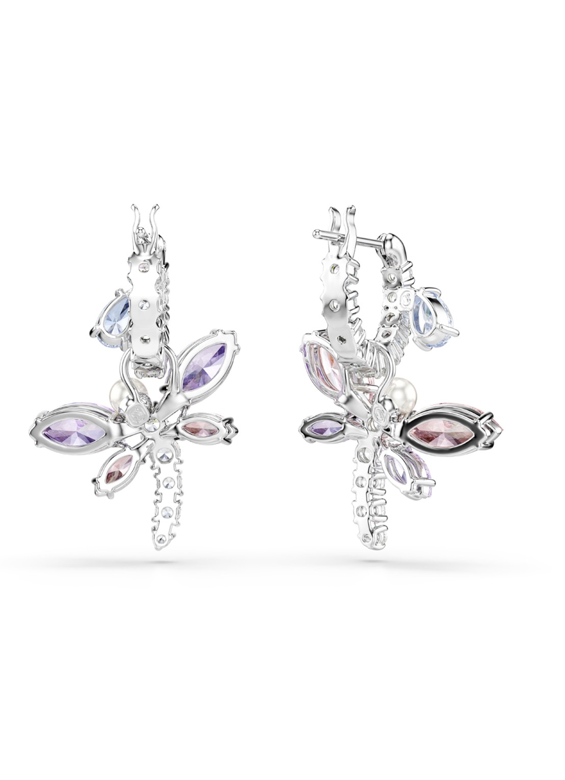 Swarovski 2026 Capsule oorringen met kristal  - detail 3 zilver