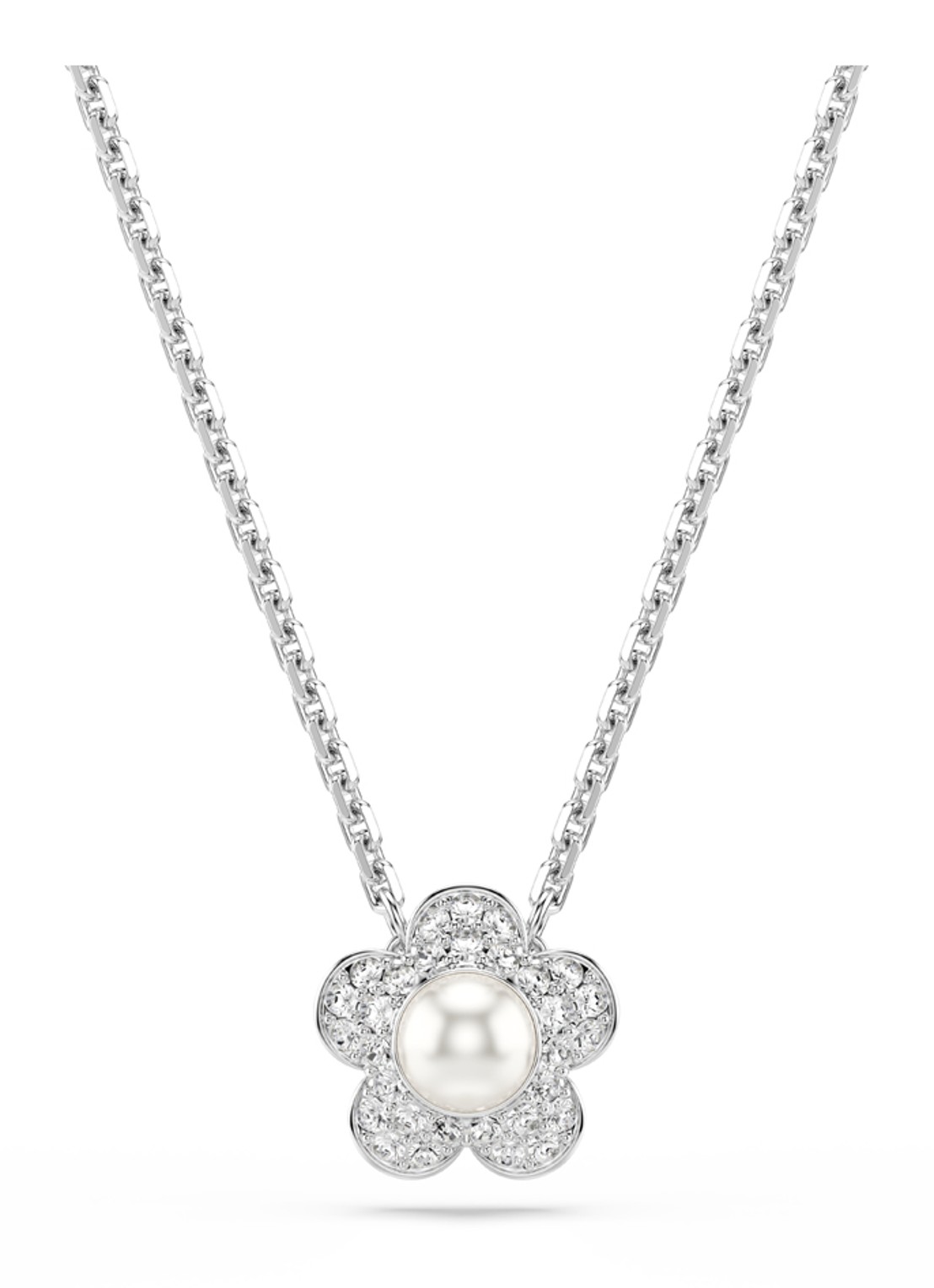 Swarovski 2026 Capsule set van ketting en oorstekers - detail 4 zilver