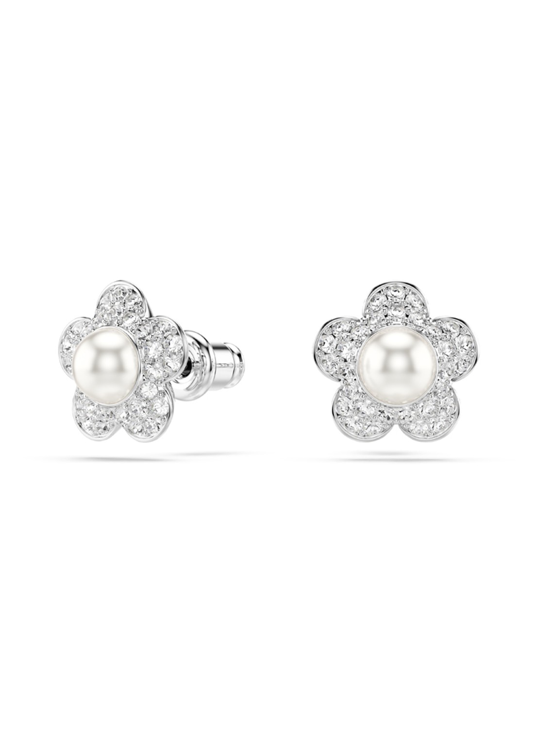 Swarovski 2026 Capsule set van ketting en oorstekers - detail 5 zilver
