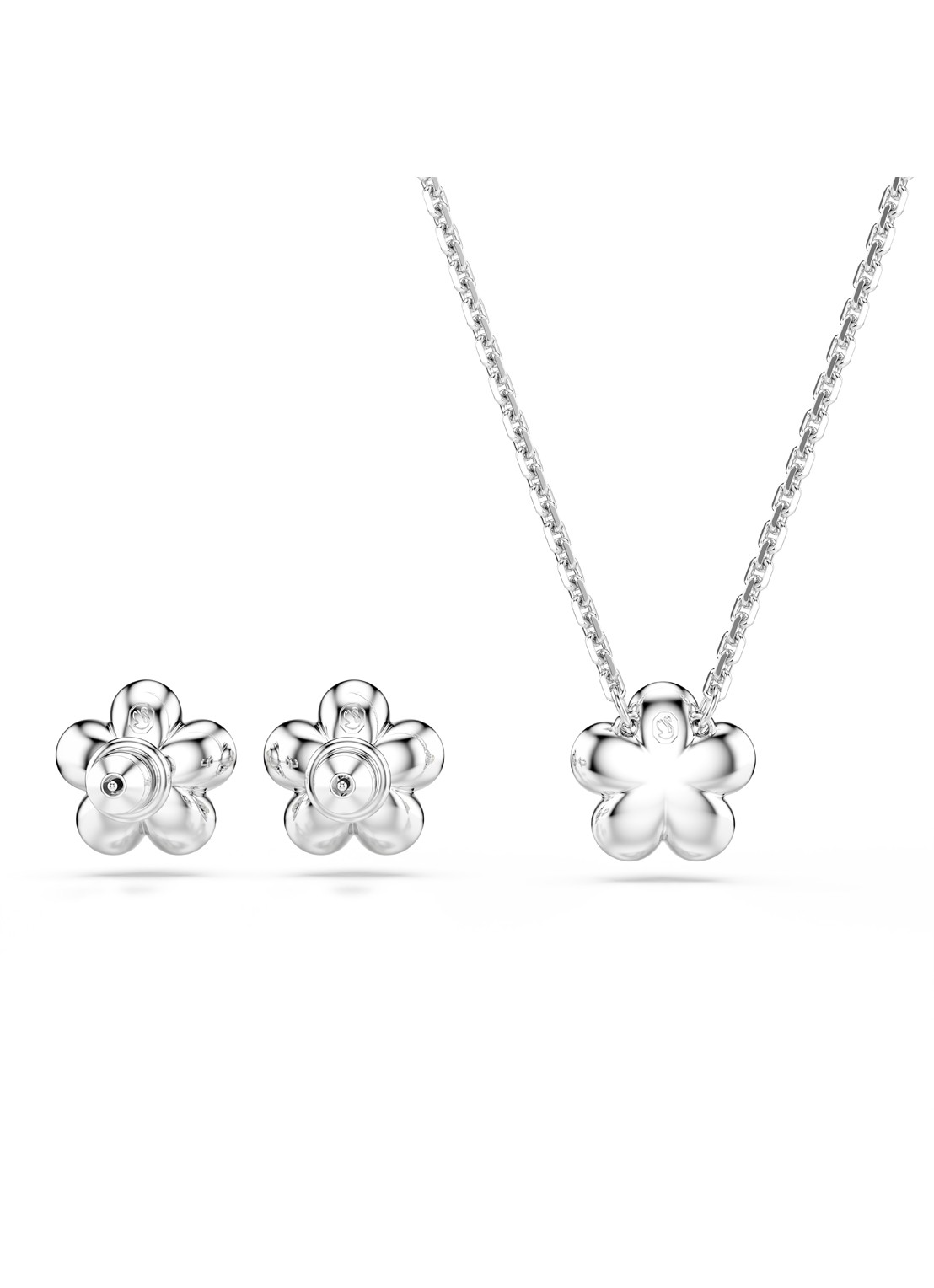 Swarovski 2026 Capsule set van ketting en oorstekers - detail 6 zilver