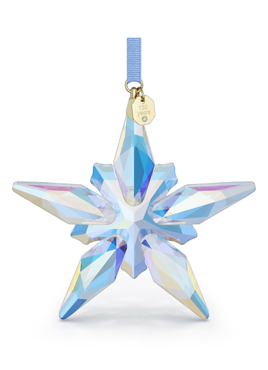 Swarovski Annual Edition 130-jarig jublileum kersthanger  - voorkant blauw