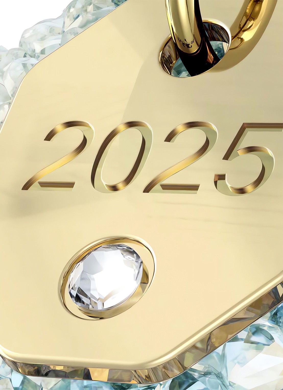 Swarovski Annual Edition 2025 kersthanger - detail 3 goud