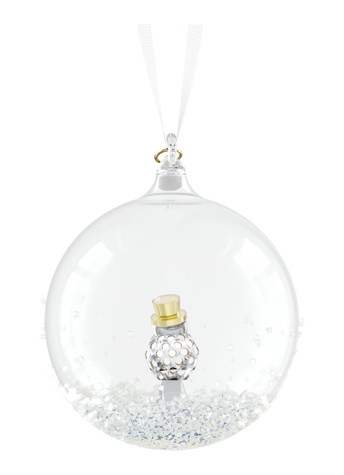 Swarovski Annual Edition: kerstbal ornament 2026 - detail 3 transparant