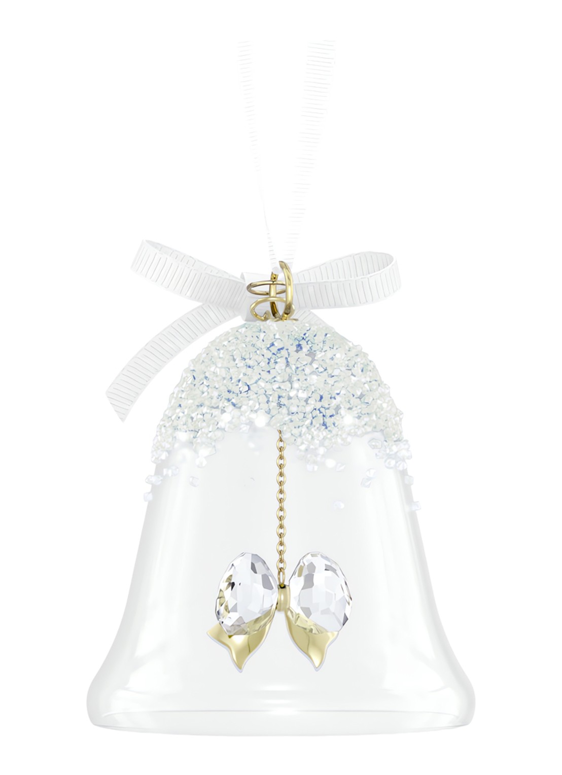 Swarovski Annual Edition: kerstklok ornament 2026 - detail 3 transparant