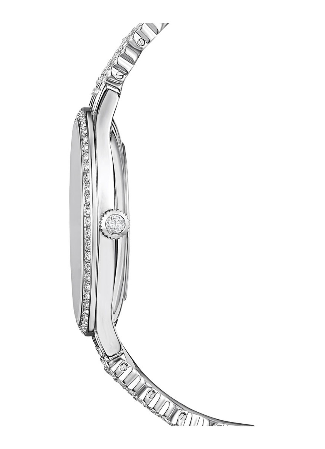 Swarovski ATTRACT PAVE FP SIL/WHITE/STS - detail zilver