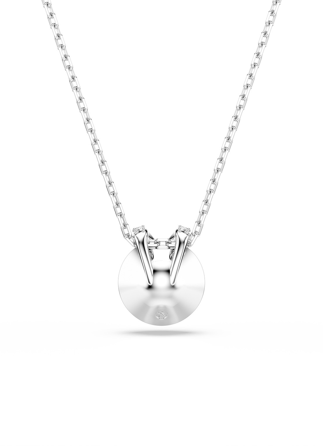Swarovski Bella ketting met kristal - detail 5 zilver