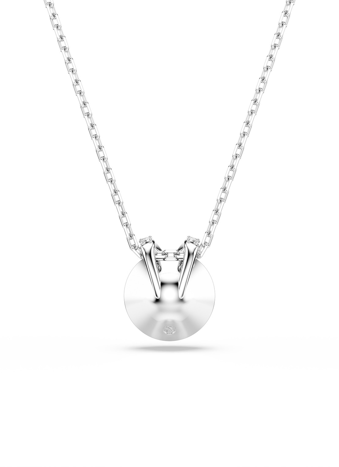 Swarovski Bella ketting met kristal - detail 4 zilver