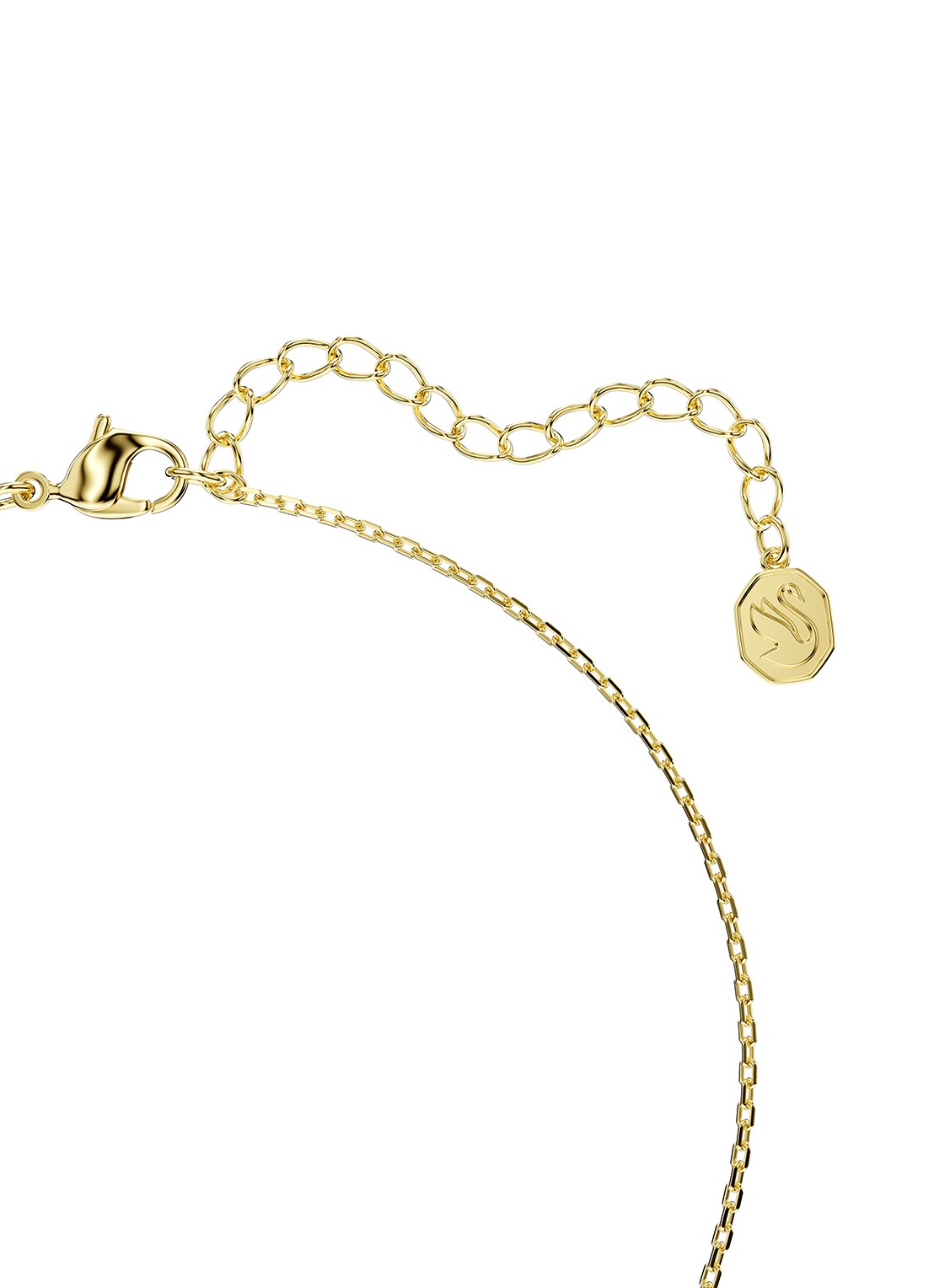 Swarovski Bella ketting met kristal - detail 3 goud