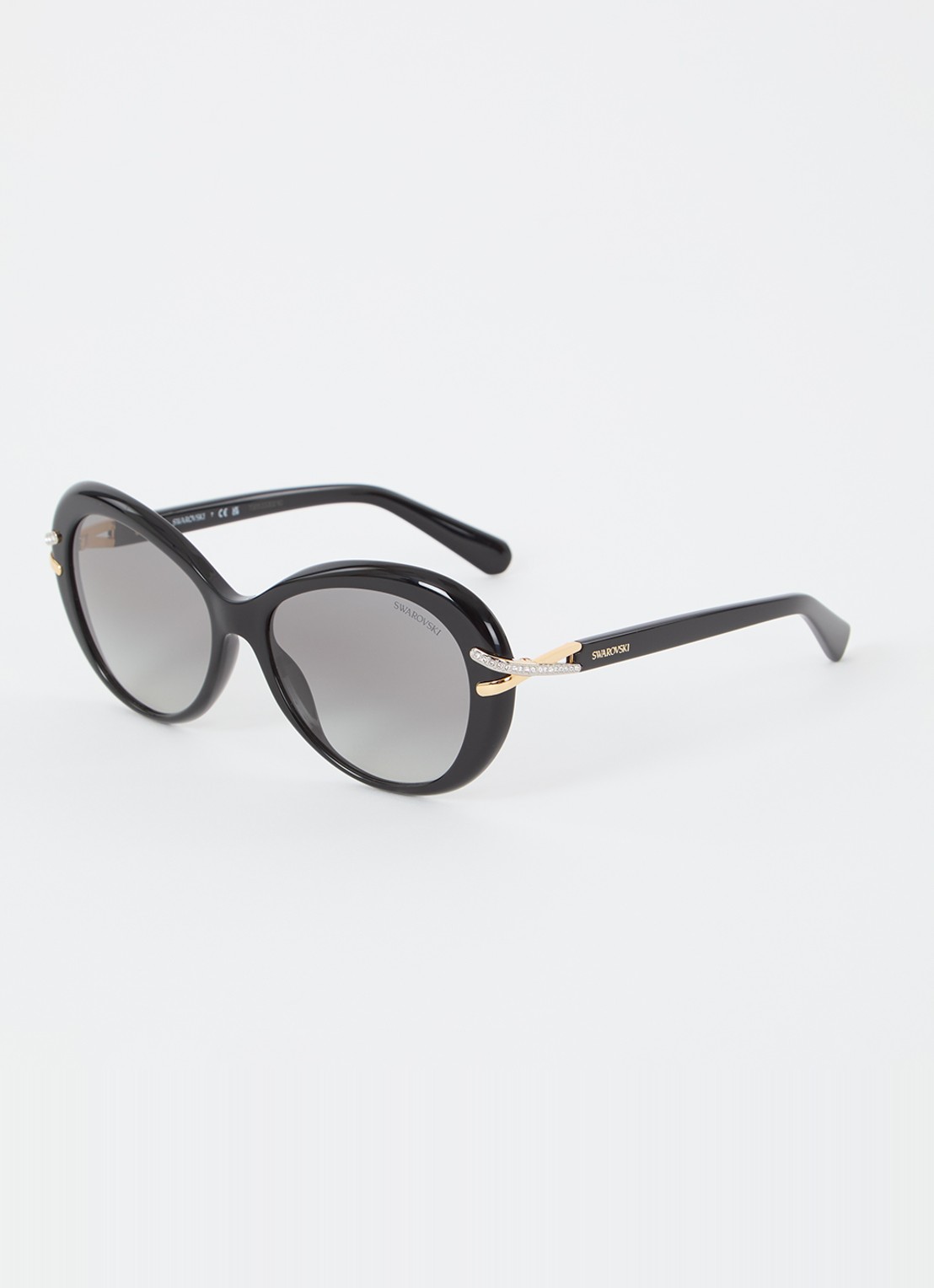 Swarovski Butterfly zonnebril SK6026 - voorkant zwart