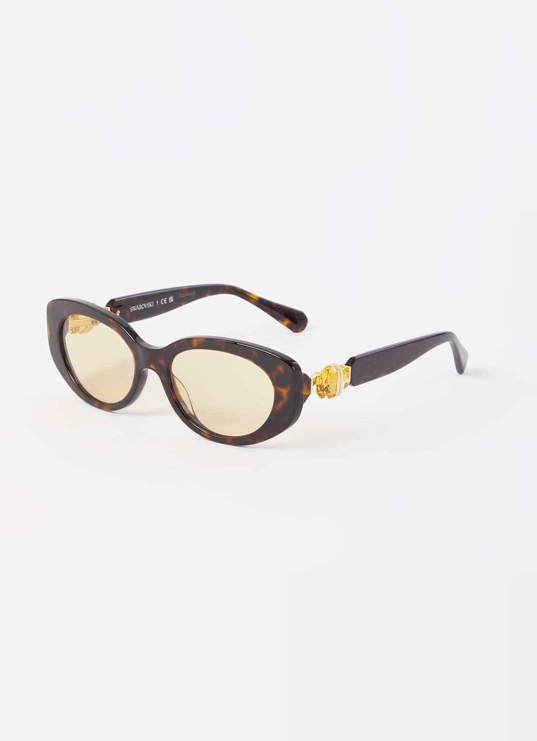Swarovski Cat Eye zonnebril SK6002  - voorkant donkerbruin
