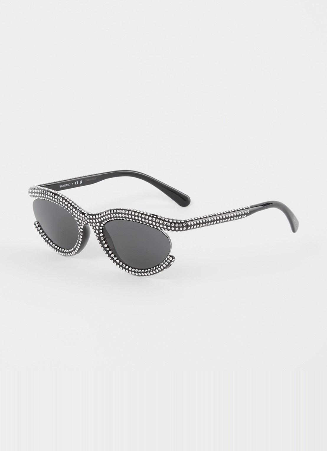 Swarovski Cat Eye zonnebril SK6006   - voorkant zwart