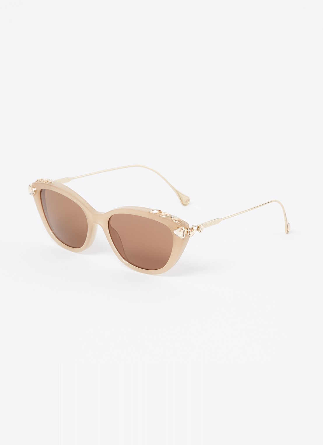 Swarovski Cat Eye zonnebril SK6010  - voorkant 4 beige