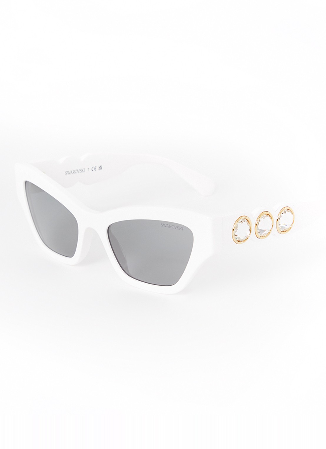 Swarovski Cat Eye zonnebril SK6021 - voorkant wit