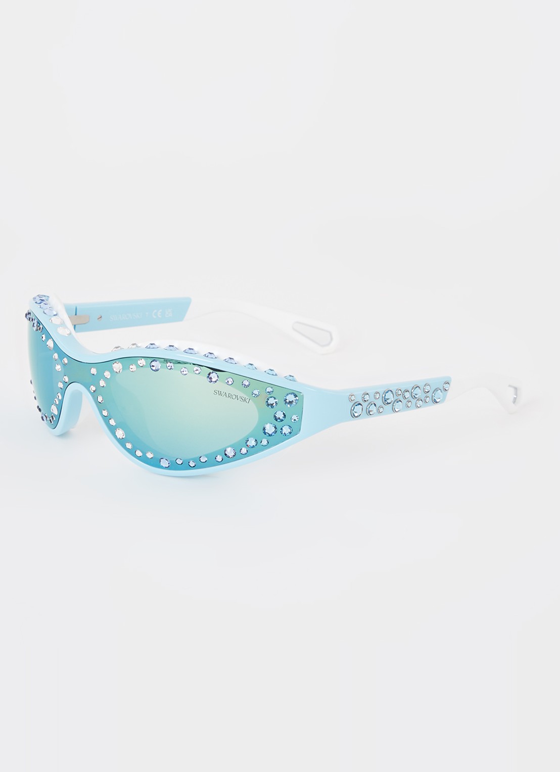 Swarovski Cat Eye zonnebril SK6024 - voorkant lichtblauw