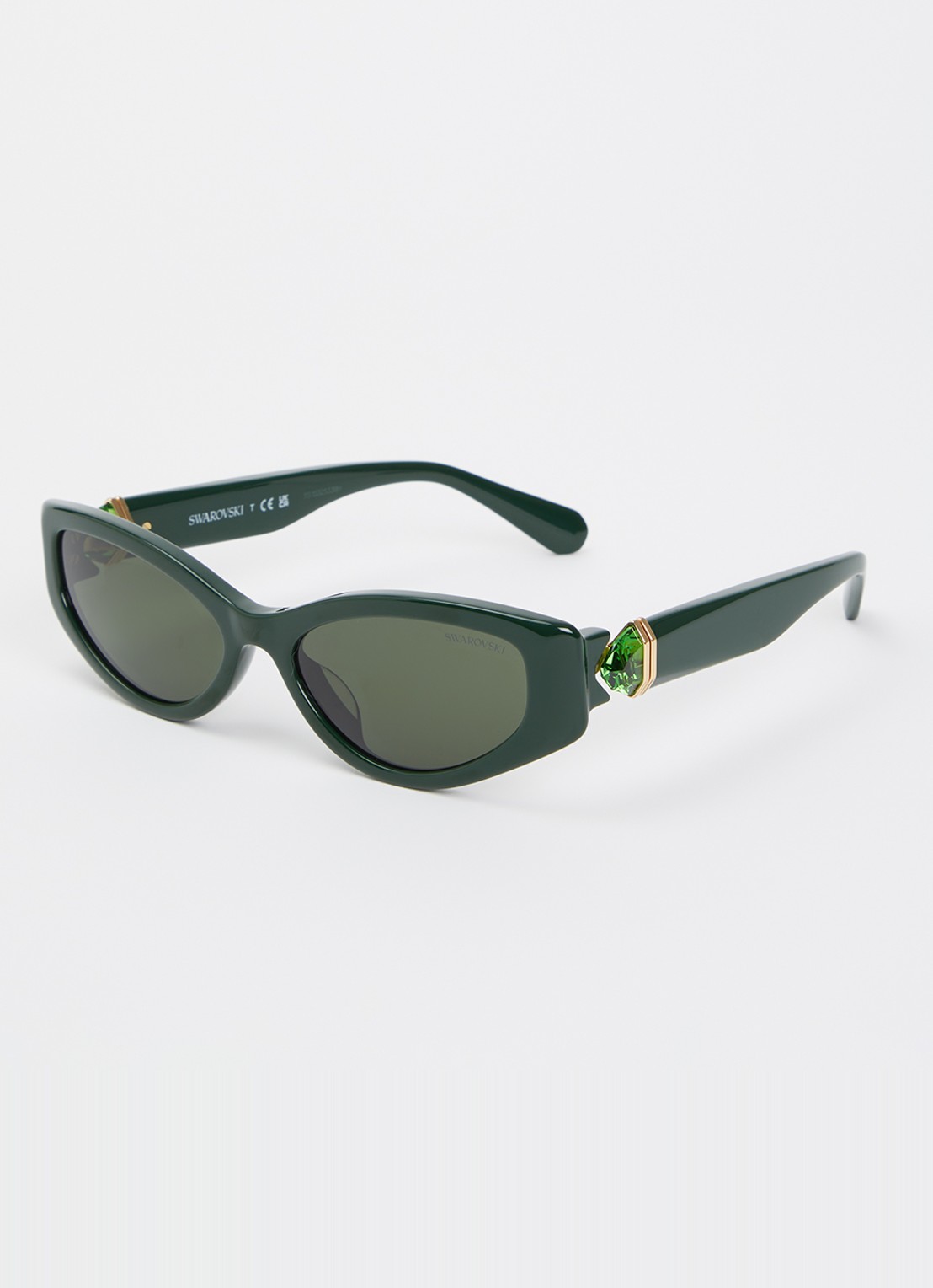 Swarovski Cat Eye zonnebril SK6045U - voorkant 4 groen