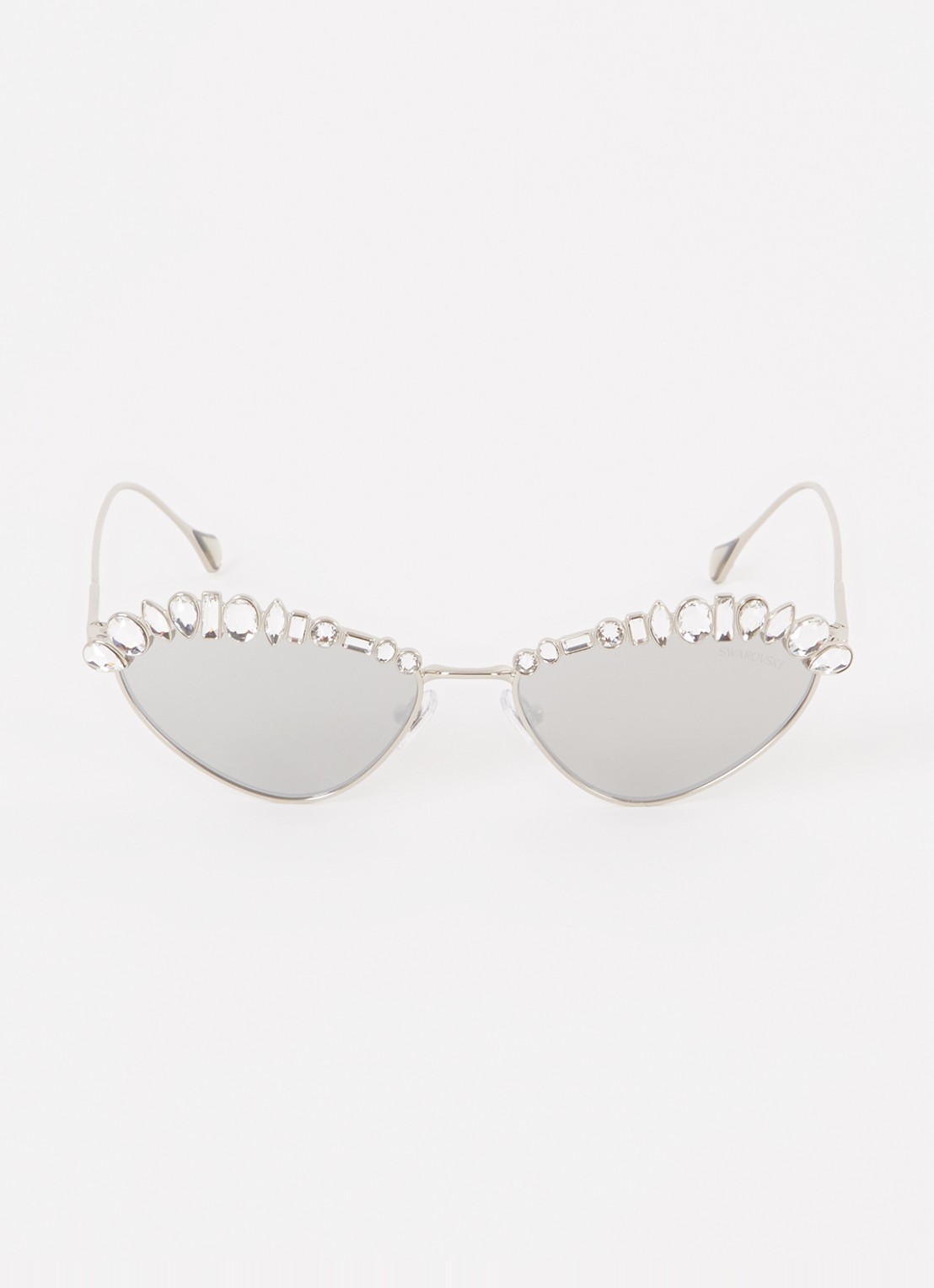 Swarovski Cat Eye zonnebril SK7009 - detail 3 zilver