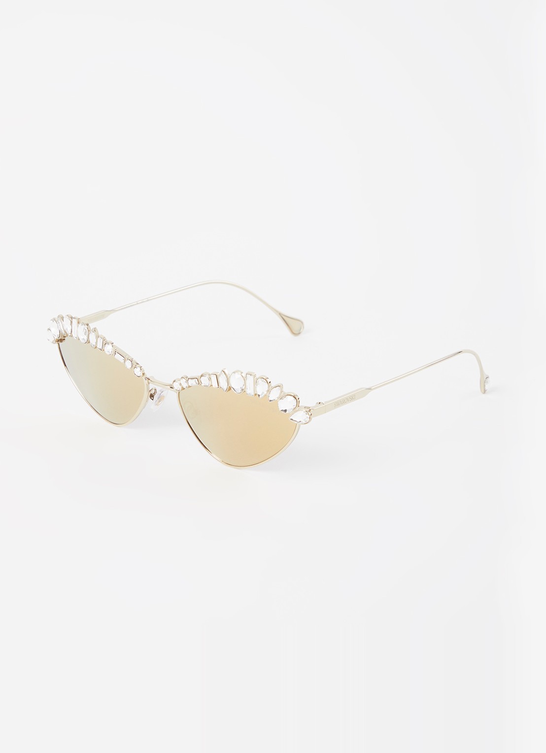 Swarovski Cat Eye zonnebril SK7009 - voorkant 4 goud