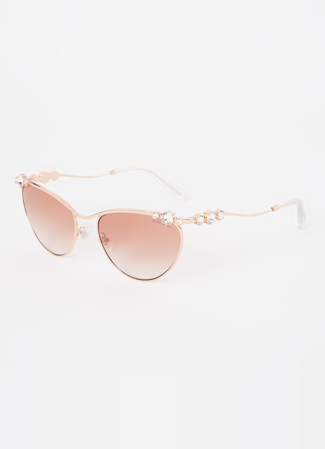 Swarovski Cat Eye zonnebril SK7017 - voorkant 4 roségoud