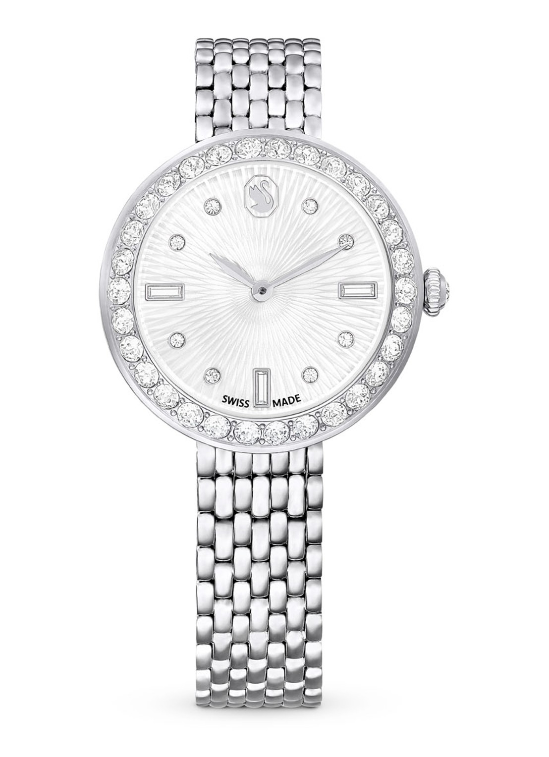 Swarovski Certa horloge 5673022 - voorkant zilver