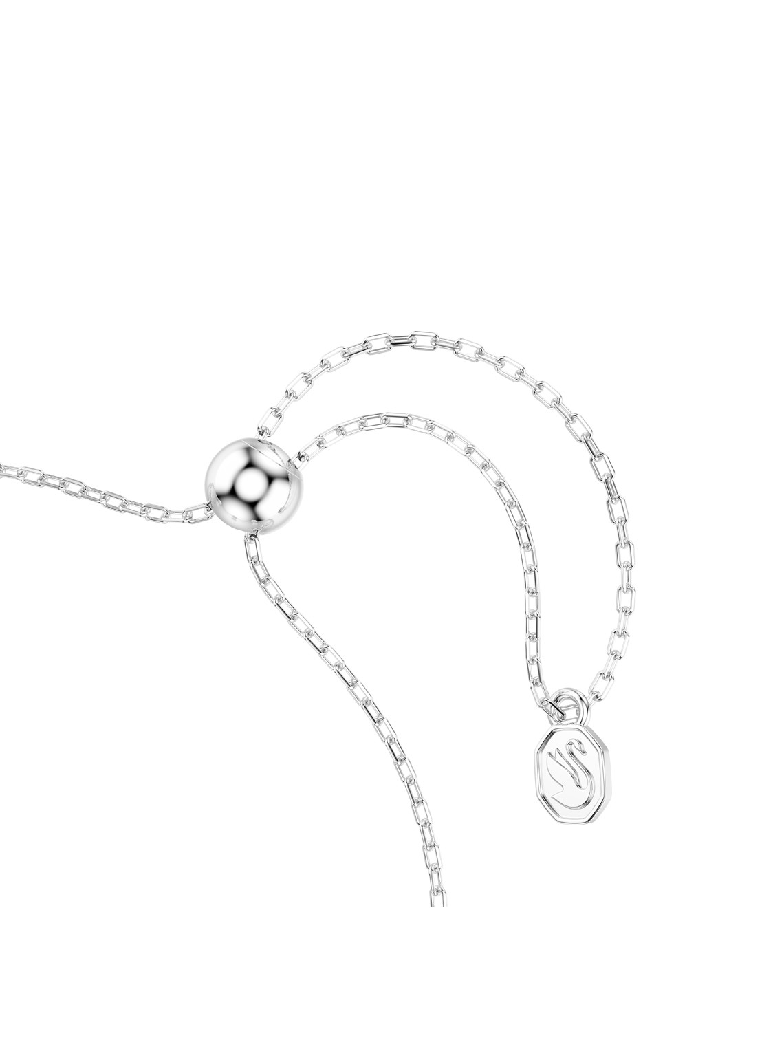 Swarovski Chroma armband met kristal - detail 3 zilver