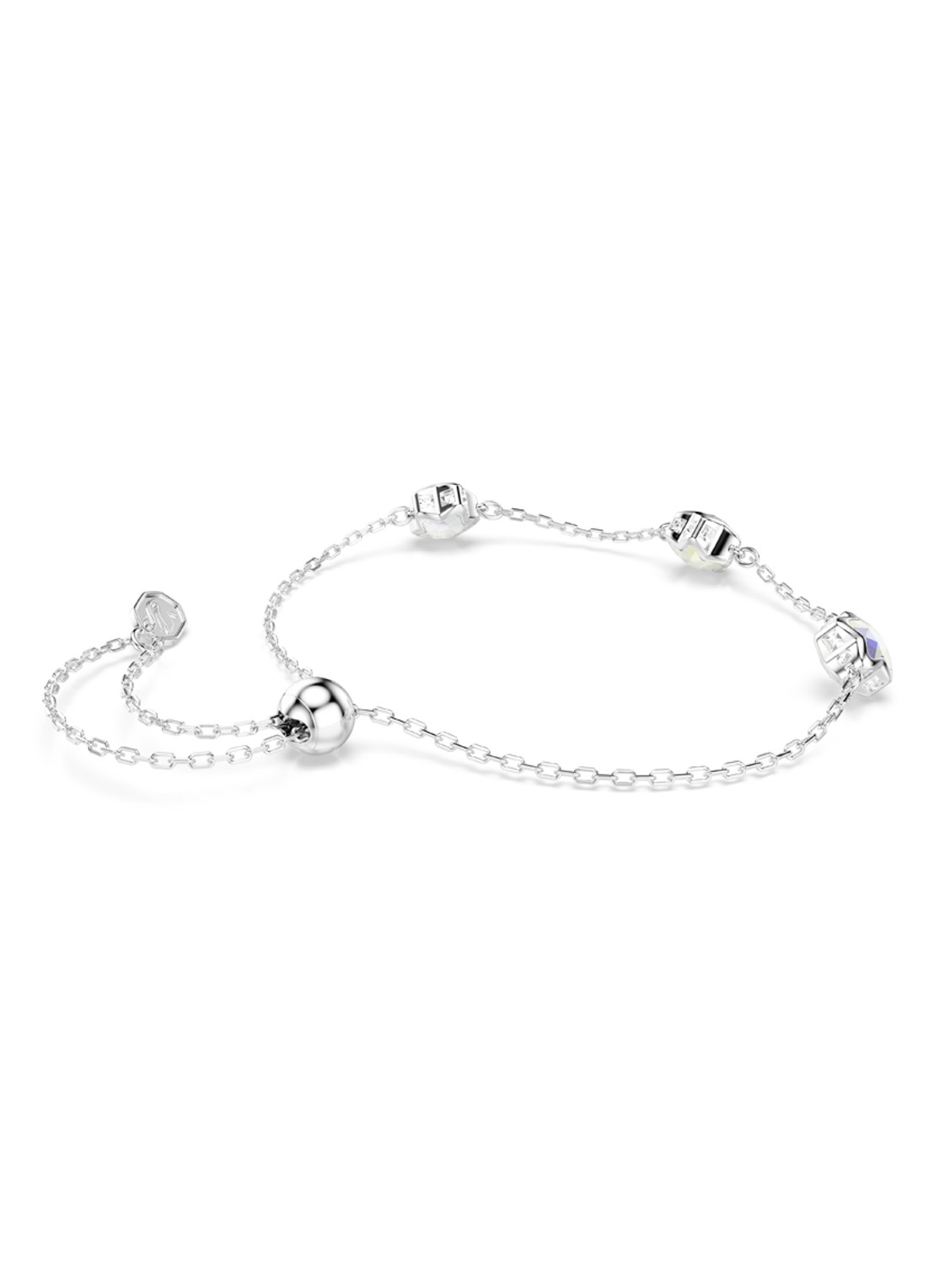 Swarovski Chroma armband met kristal - detail 4 zilver
