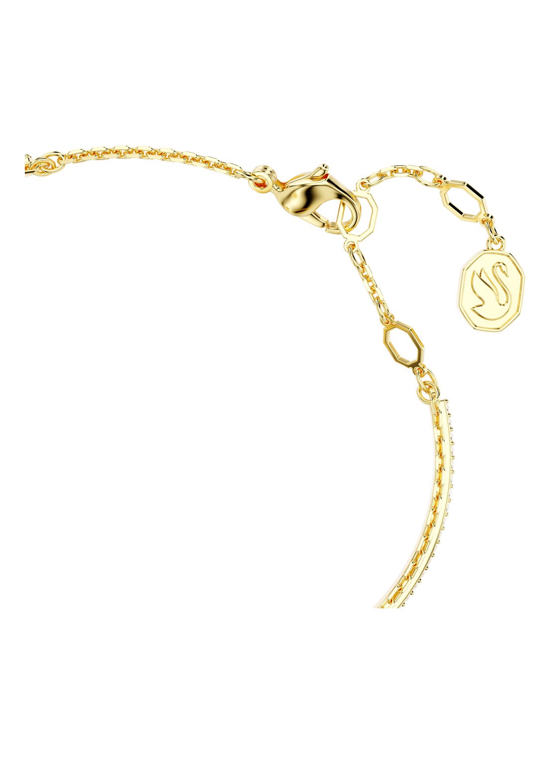 Swarovski Chroma armband verguld M  - detail 3 goud